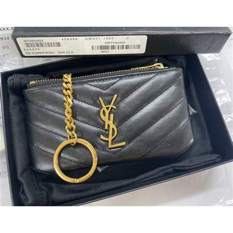 ysl wallet keychain|ysl wallet price.